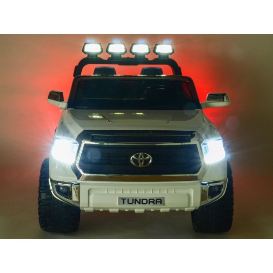 Dvoumístná Toyota Tundra XL s 2.4G dálkovým ovládáním, USB, TF, MP3, 24V, BÍLÁ